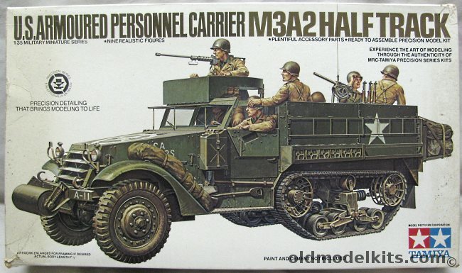 Tamiya 1/35 M3A2 Halftrack Armored Personnel Carrier, MM170 plastic model kit